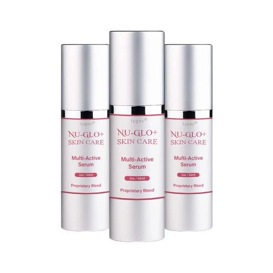 (3 pack) nu-glo+ skincare serum - nu-glo+ skincare multi active serum