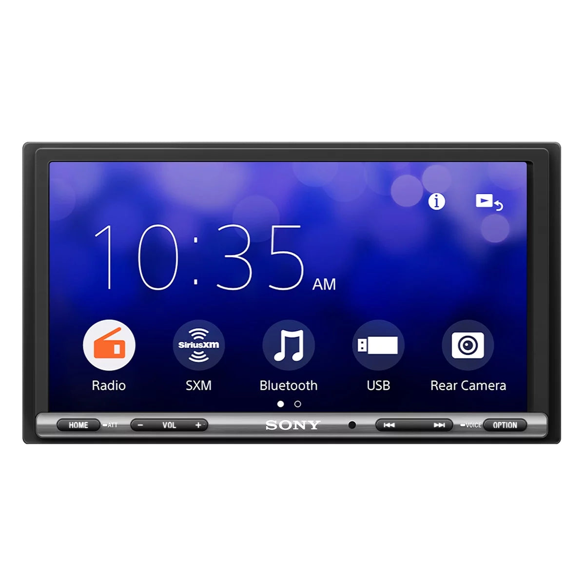 Sony mobile xav-ax3200 6.95" bluetooth media receiver with apple carplay and android auto