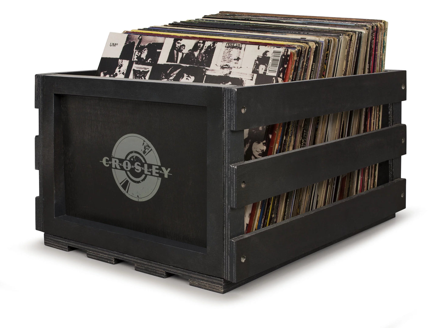 Crosley vinyl record storage crate - turntable accessory