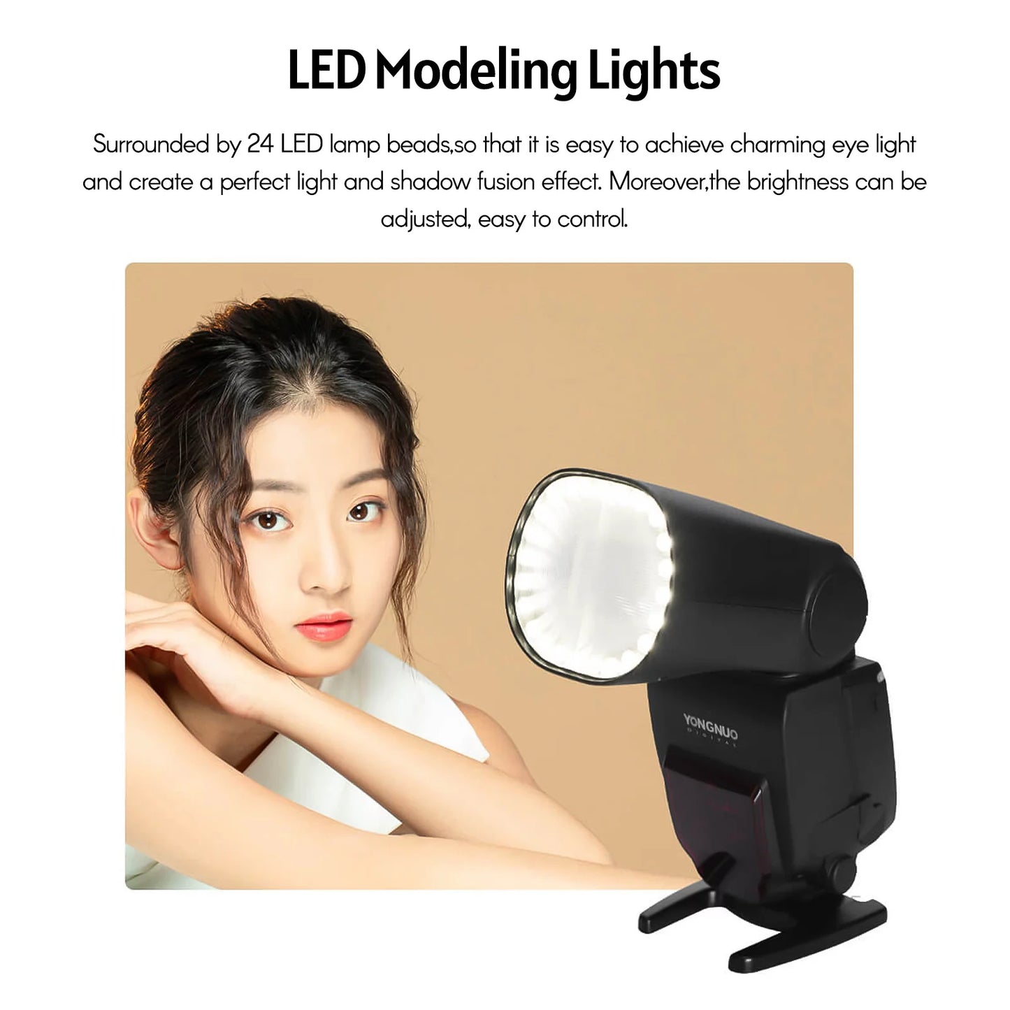 Yongnuo yn650ex-rf camera flash speedlite ettl speedlight built-in 2.4g wireless 1/8000s high-speed sync with lcd display hot shoe replacement for canon 5dii, iii, , 6d, 60d, 6dii, 7d, 7dii,