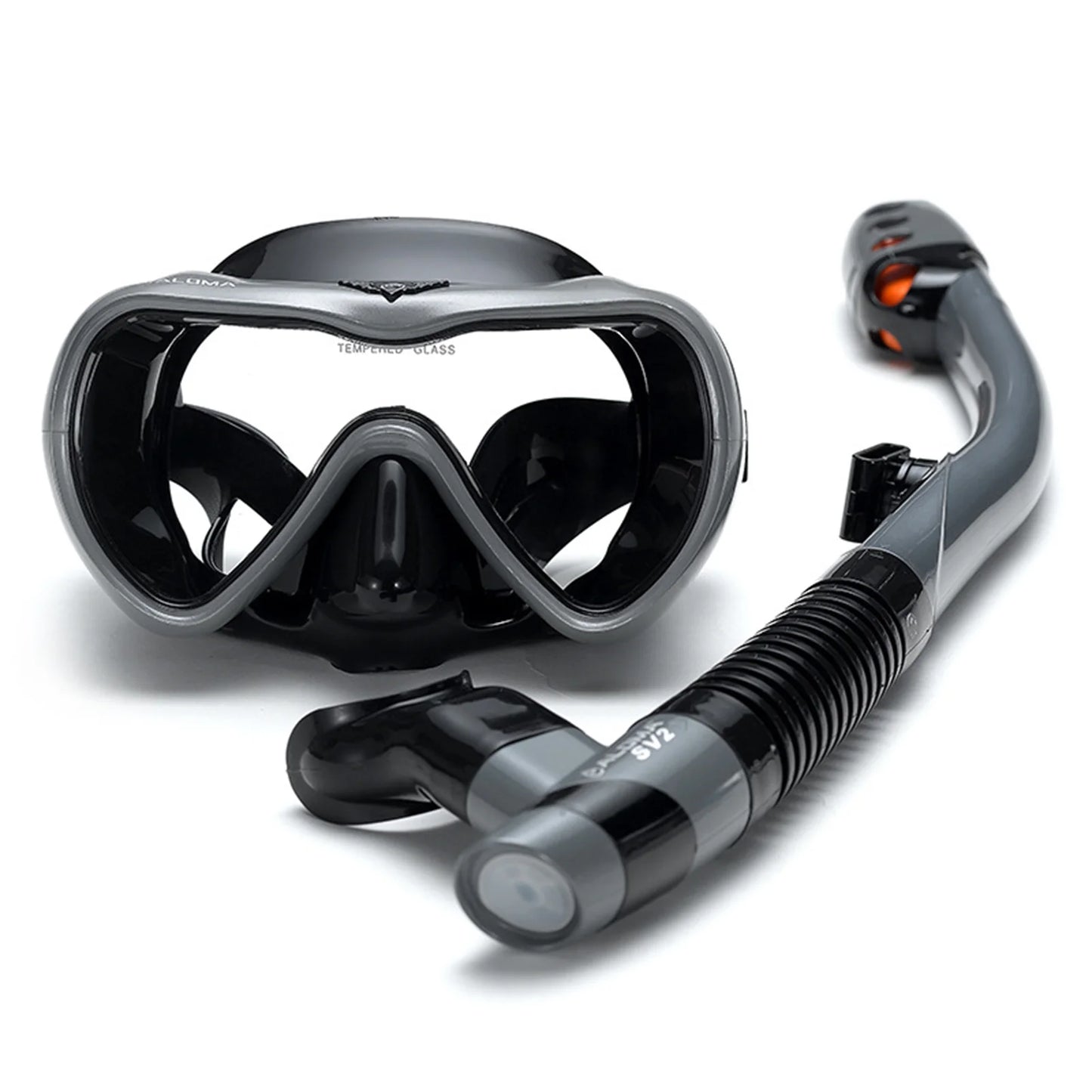 Andoer swim and dive with confidence leakproof snorkel set with fog-free goggles and  snorkel tube