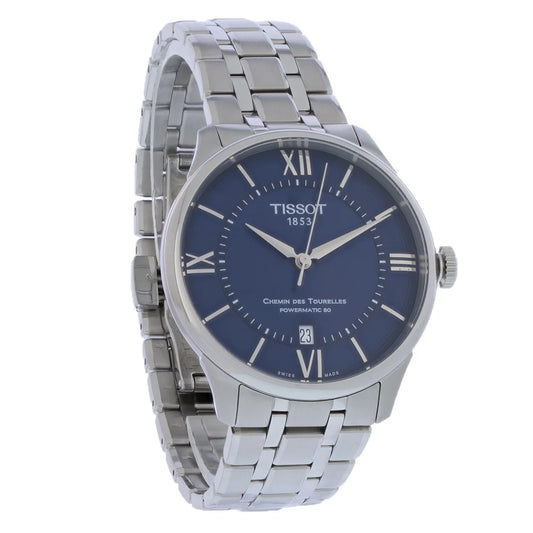 Tissot chemin des tourelles mens automatic watch t139.807.11.048.00 (unworn) no box or papers