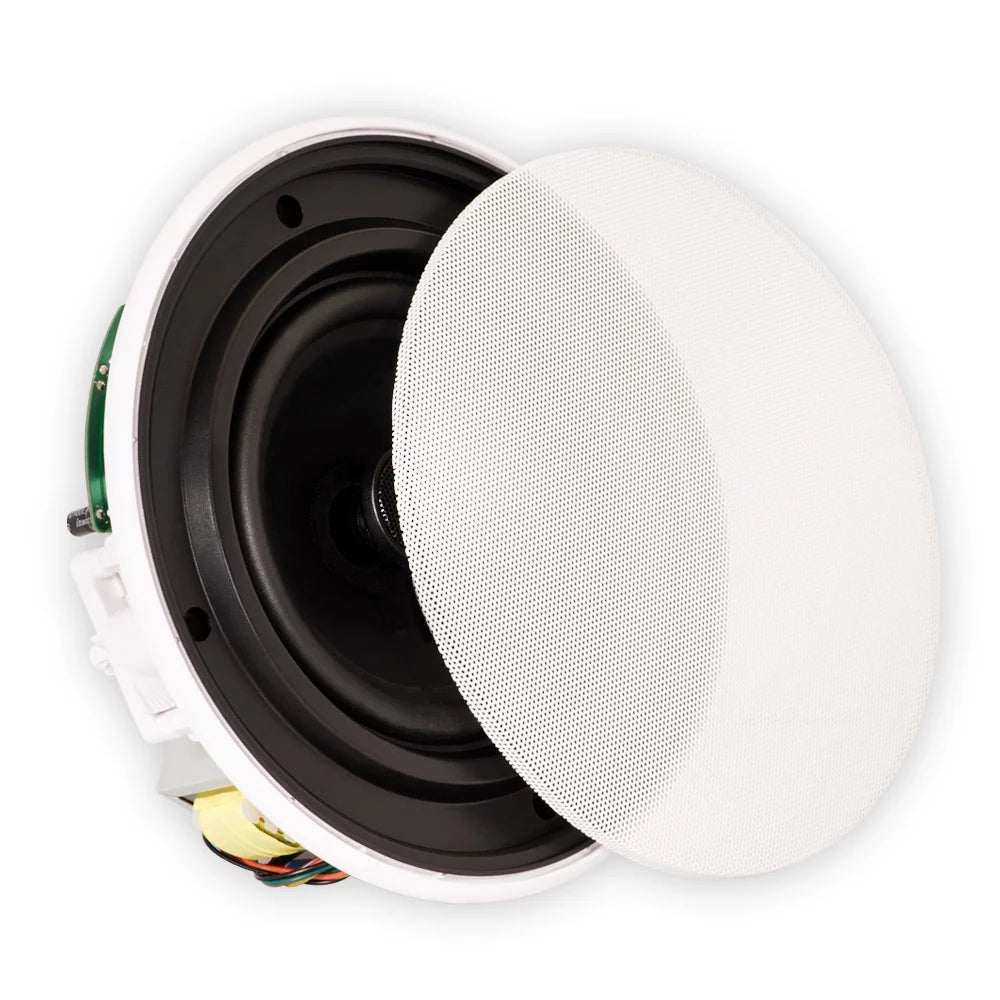 Theater solutions tsq670 flush mount 70 volt speakers with 6.5" woofers in ceiling 12 pair pack