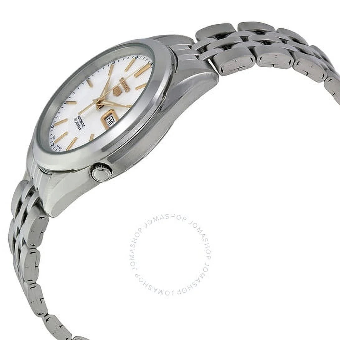 Seiko men's snkl17 stainless steel analog with silver dial watch