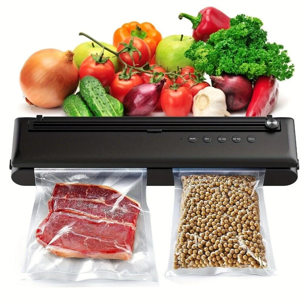 Vacuum sealer machine food preservation storage saver automatic with seal bag