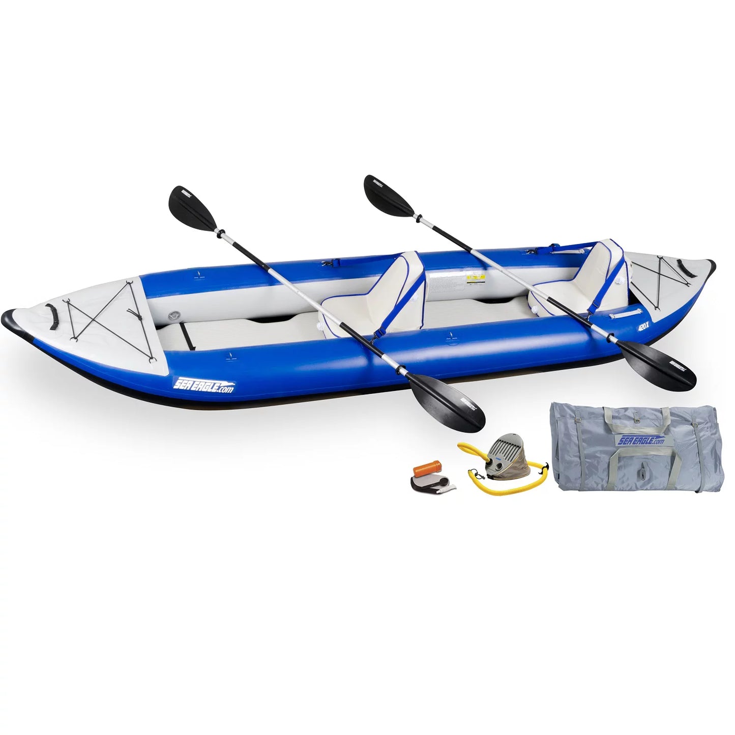 Sea eagle explorer inflatable kayak 420xk deluxe