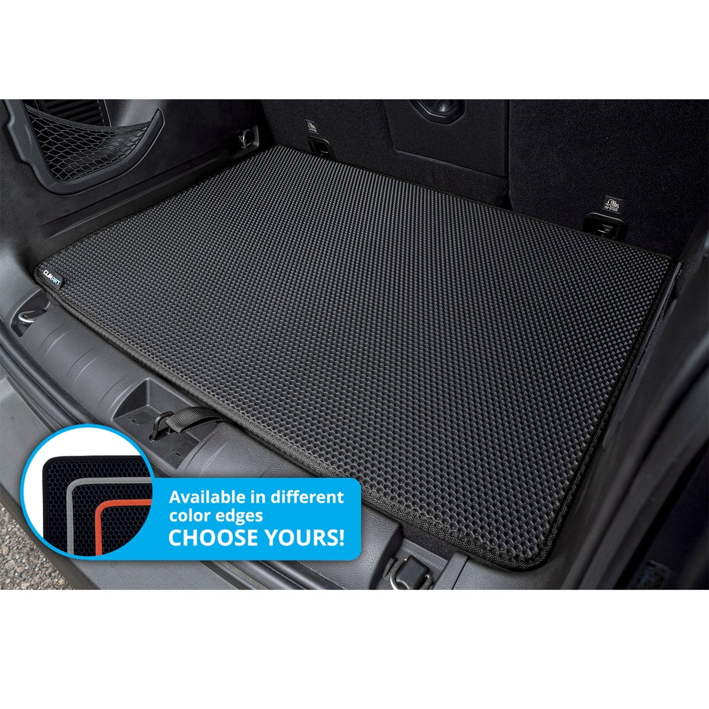 Clim art cargo liner for jeep renegade 2015-2023 custom fit trunk mat, with honeycomb dirtproof & waterproof technology - all-climate, heavy duty, anti-slip cargo liner, luggage - fl01115090