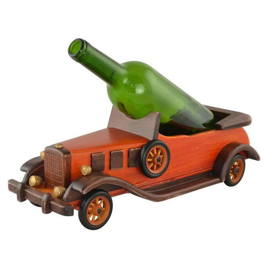 15 in. orange antique car bottle holder