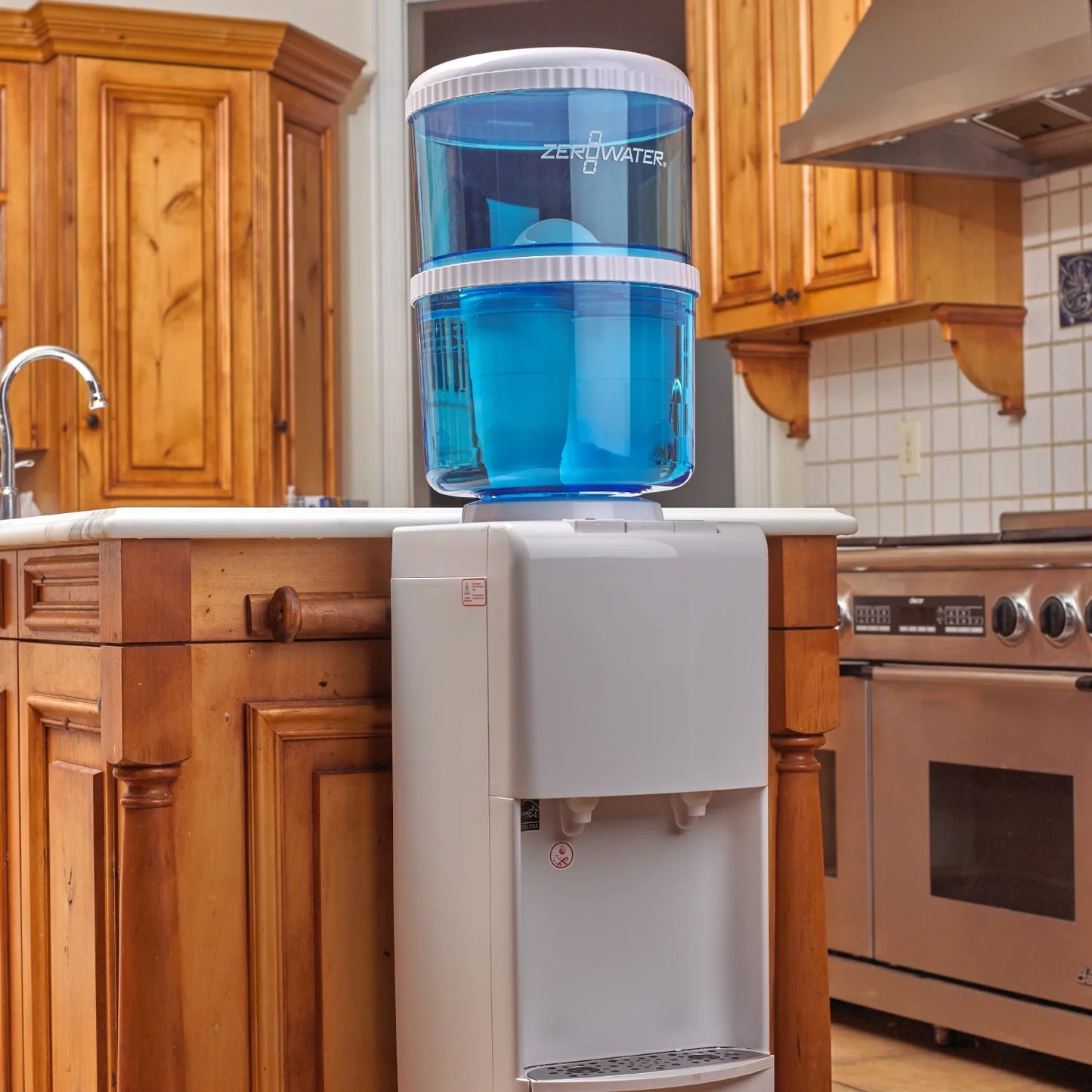 Zerowater zj-003 water cooler filtration system (water cooler not included) - blue and white