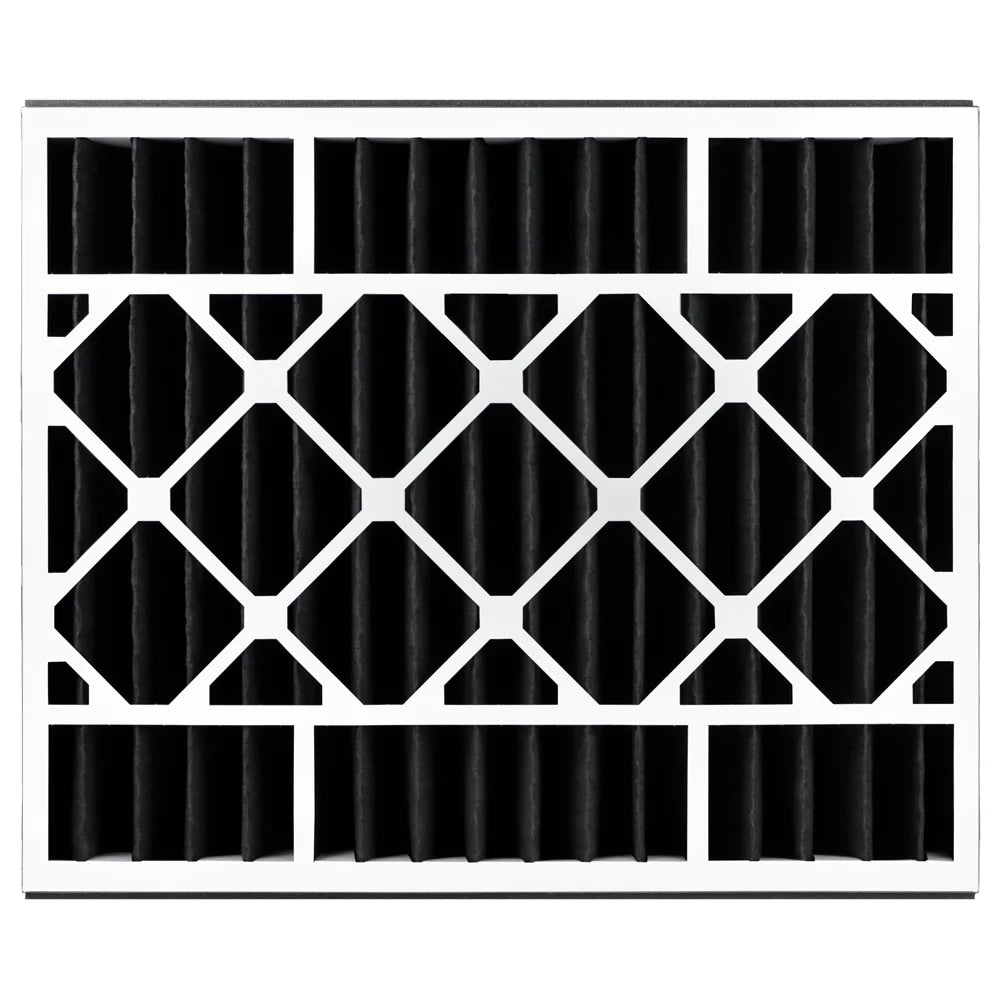 Airx filters odor 20x25x5 air filter merv 8 replacement for air bear trion 229990-102 248713-102 255649-102 259112-102 to fit media air cleaner cabinet supreme 2000 455602-019 435790-027, 2-pack