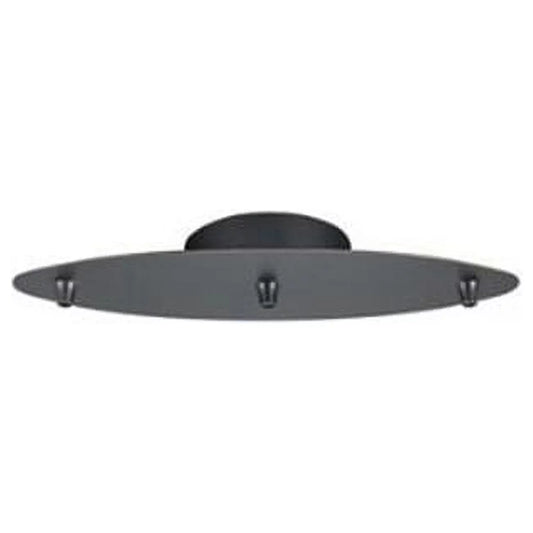 Cal lighting cp-3l-low-bs low voltage 3 light canopy - brushed steel