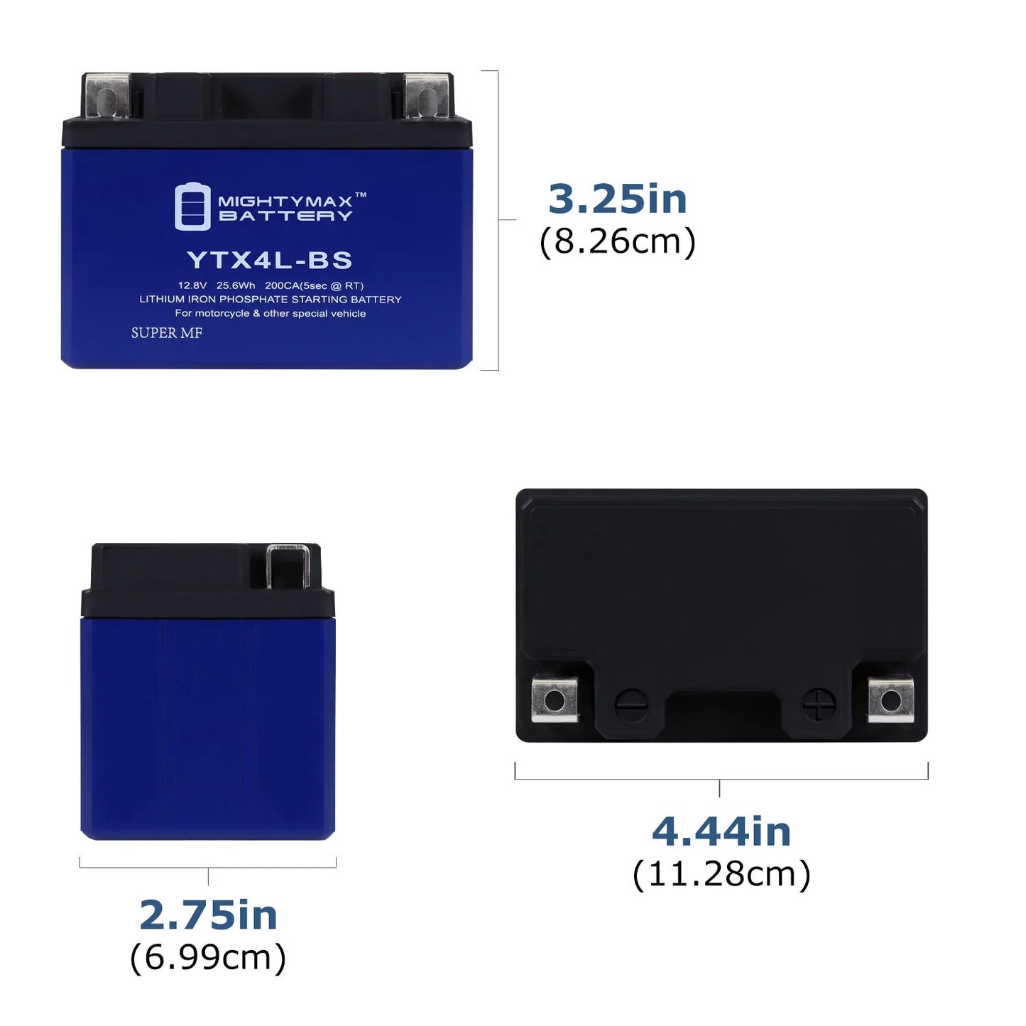 Ytx4l-bs lithium replacement battery compatible with sea-doo gs 97-01 - 20 pack