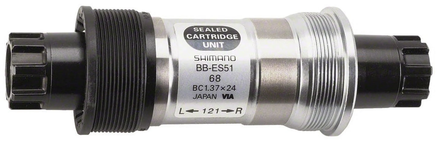 Shimano bb-es51 octalink v2 68x121mm spline spindle bsa (english) bottom bracket