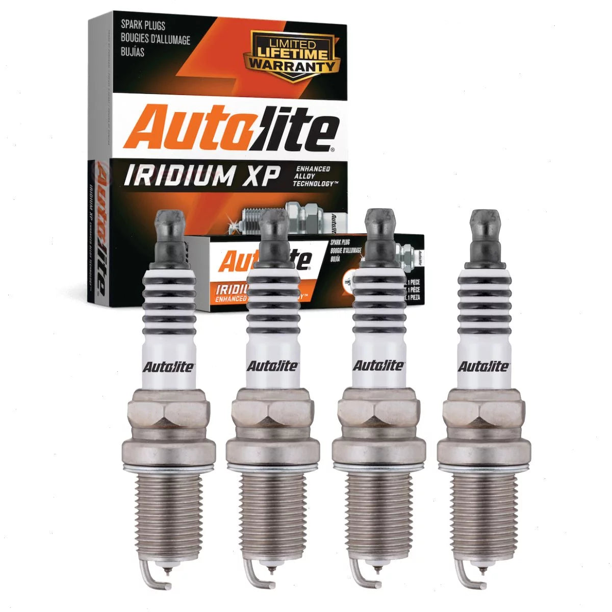 4 pc autolite iridium xp xp3922 spark plugs for ignition wire secondary