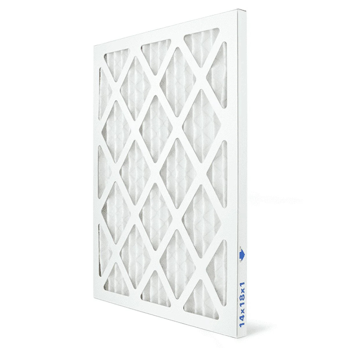 14" x 18" x 1" merv 13 pleated furnace filter, 6-pack