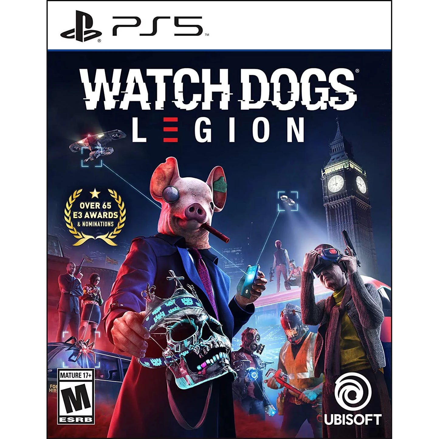 Watch dogs: legion and demons souls - two games for ps5