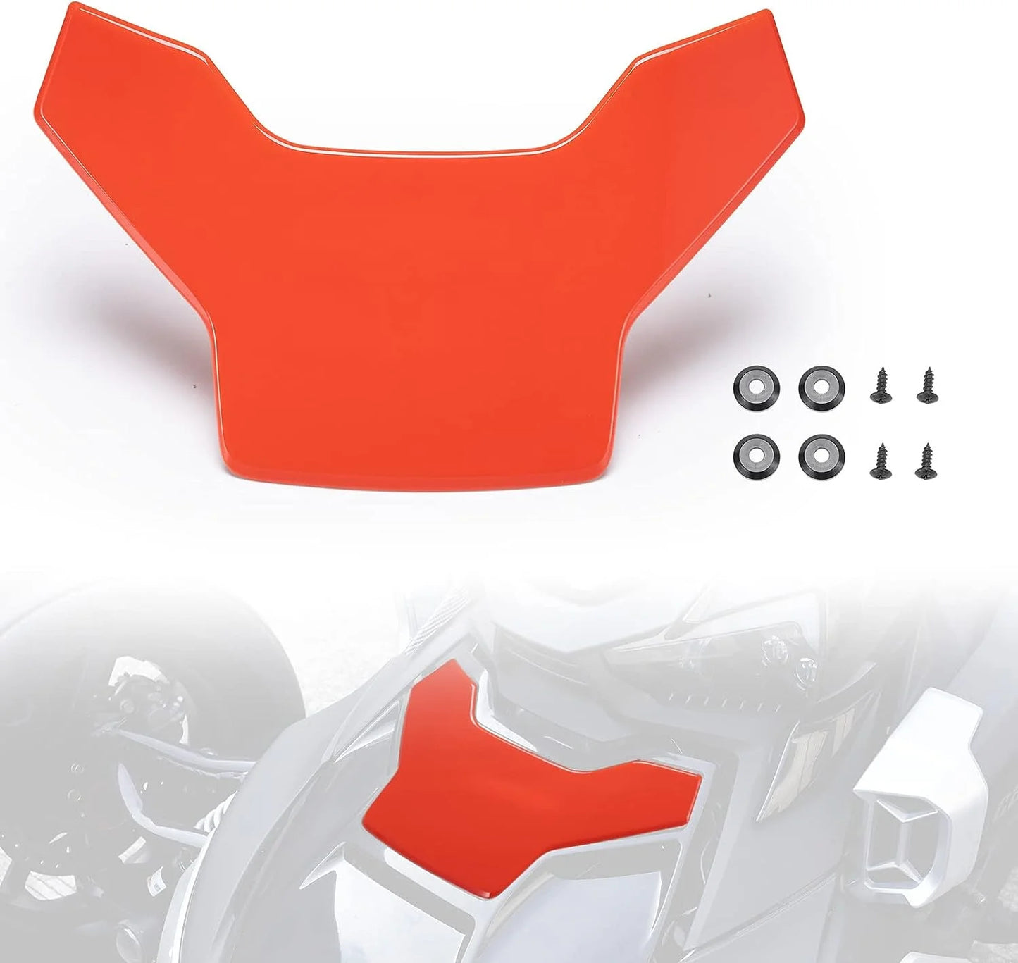 A & utv pro adrenaline red hood accent color panel for can-am ryker