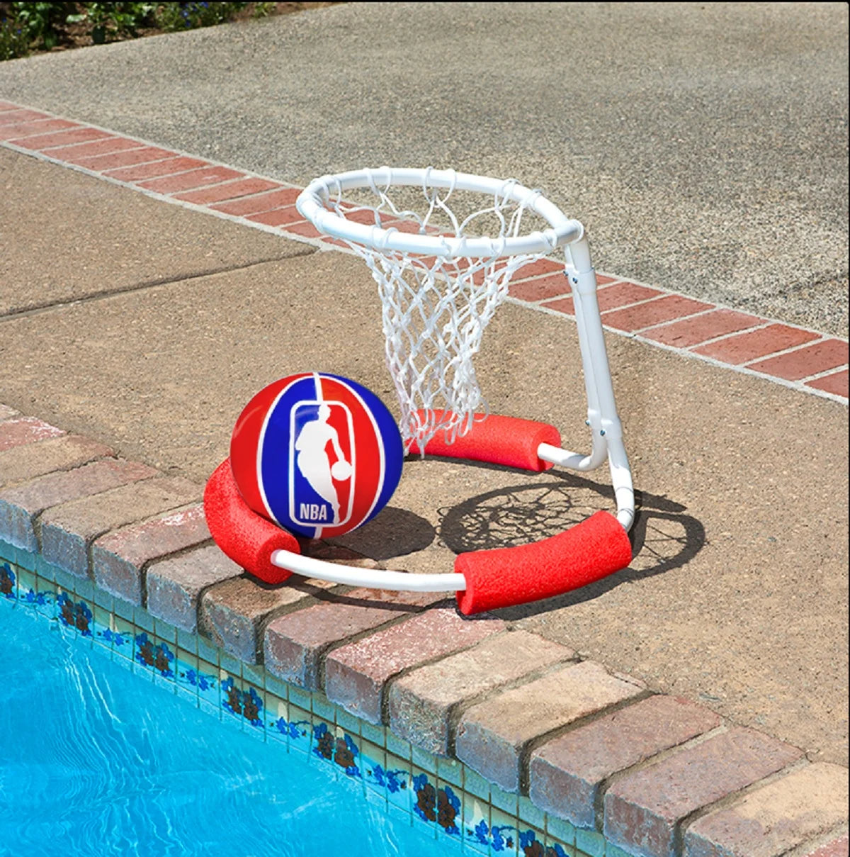 16" nba floating basketball pool game