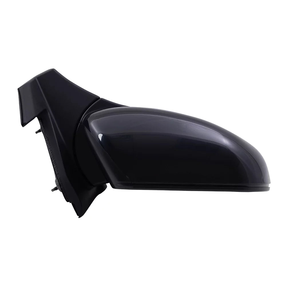 Brock aftermarket replacement driver left passenger right power door mirror assembly paint to match black manual folding with heat-signal without memory-auto dimming-side view camera