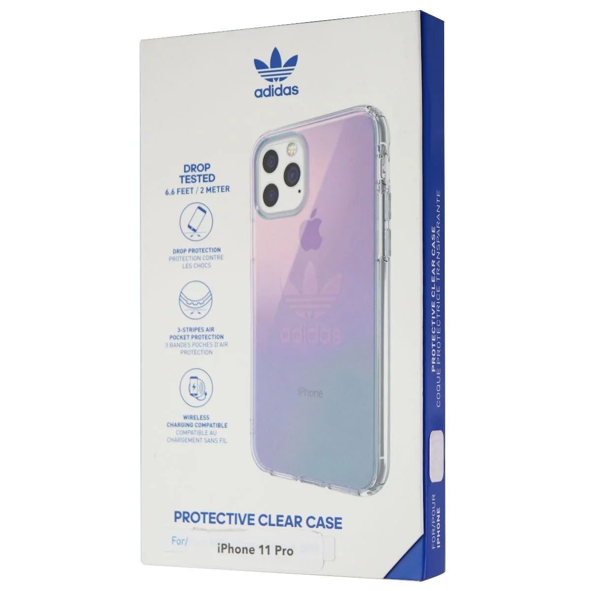 Adidas protective clear case for apple iphone 11 pro (5.8) - iridescent/clear