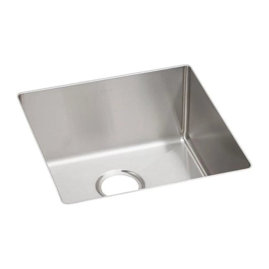 18.5 x 18.5 x 9 in. crosstown 18 gauge undermount single basin stainless steel kitchen sink