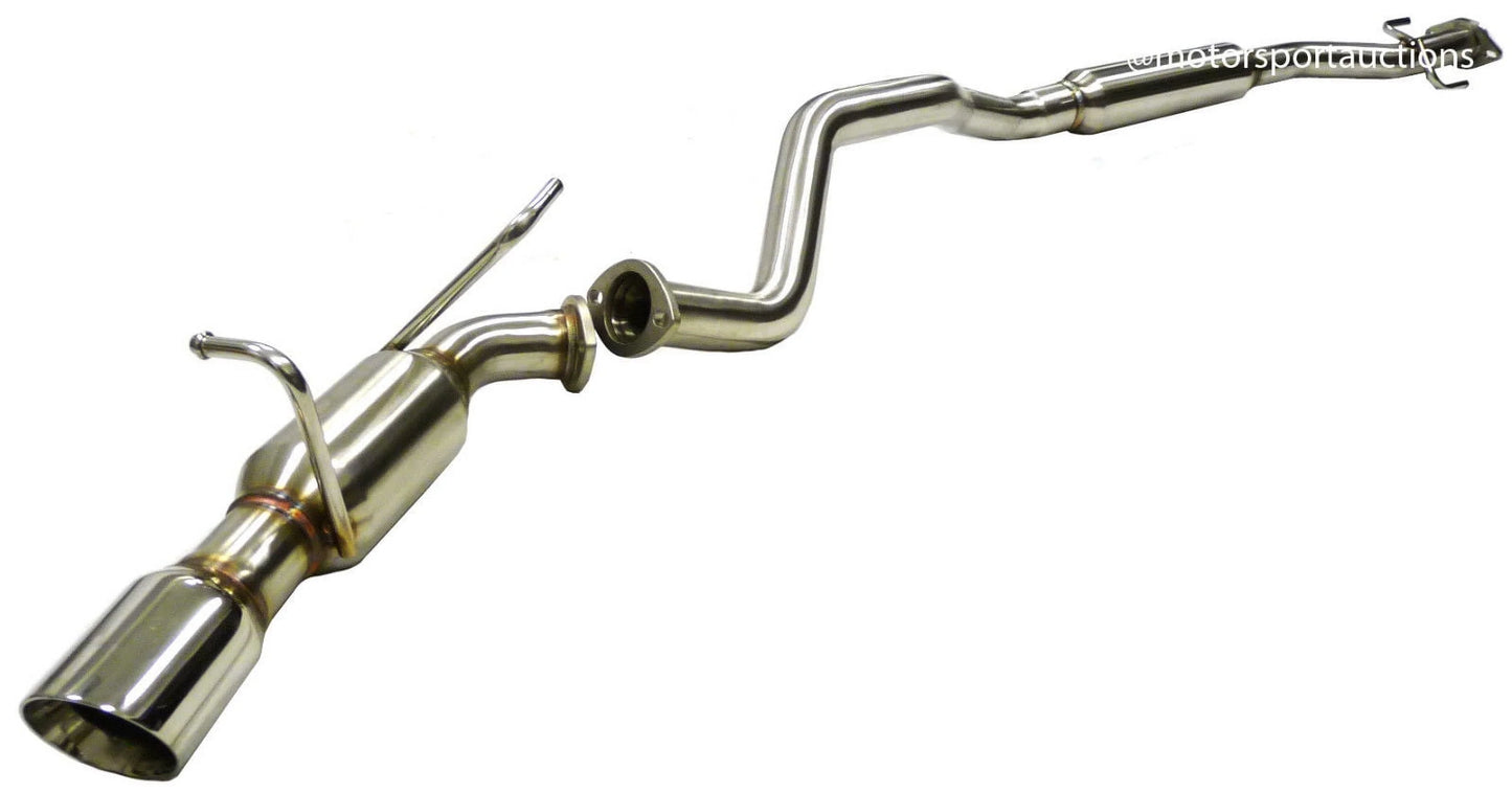 Stainless steel catback exhaust fitment for 11 to 17 nissan juke awd only by obx-rs