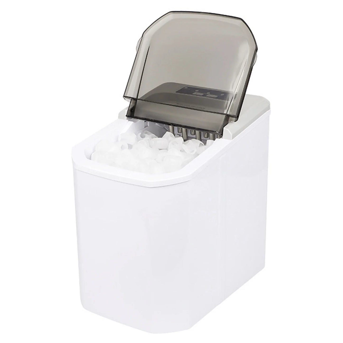 Countertop ice maker, imountek electric ice making machine 6 mins 9 s/l bullet ice, max 33lbs/24hrs, portable ice maker with self-cleaning, ice scoop, and basket, for home/kitchen/office/party/bar/rv