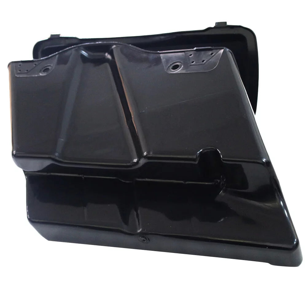 Zxmt 5" stretched extended hard saddlebags unpainted fit for 1993-2013 harley touring models