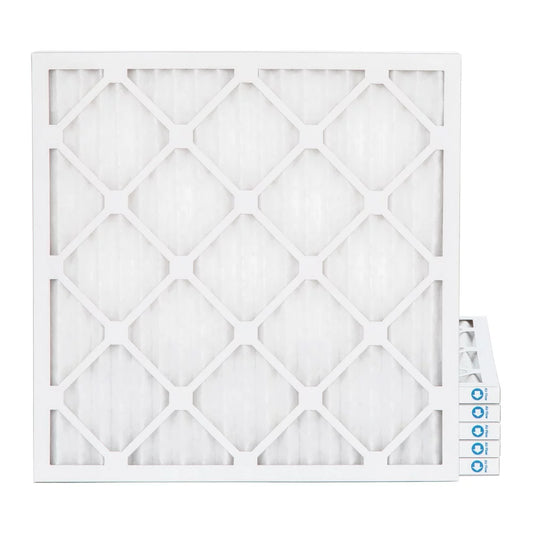 21-1/2 x 23-5/16 x 1 merv 11, mpr 1000 pleated ac furnace 1" air filters by pamlico. quantity 6. actual size: 21-1/2 x 23-5/16 x 3/4