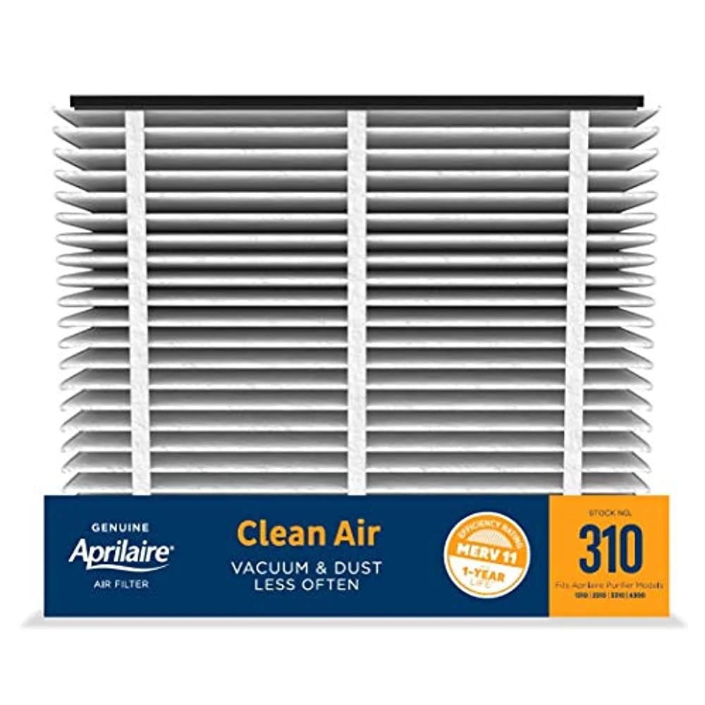 Aprilaire 310 replacement furnace air filter for aprilaire whole home air purifiers, merv 11, clean air dust furnace filter (pack of 1)