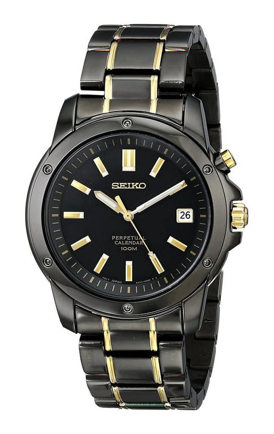 Seiko men's titanium watch - perpetual calendar