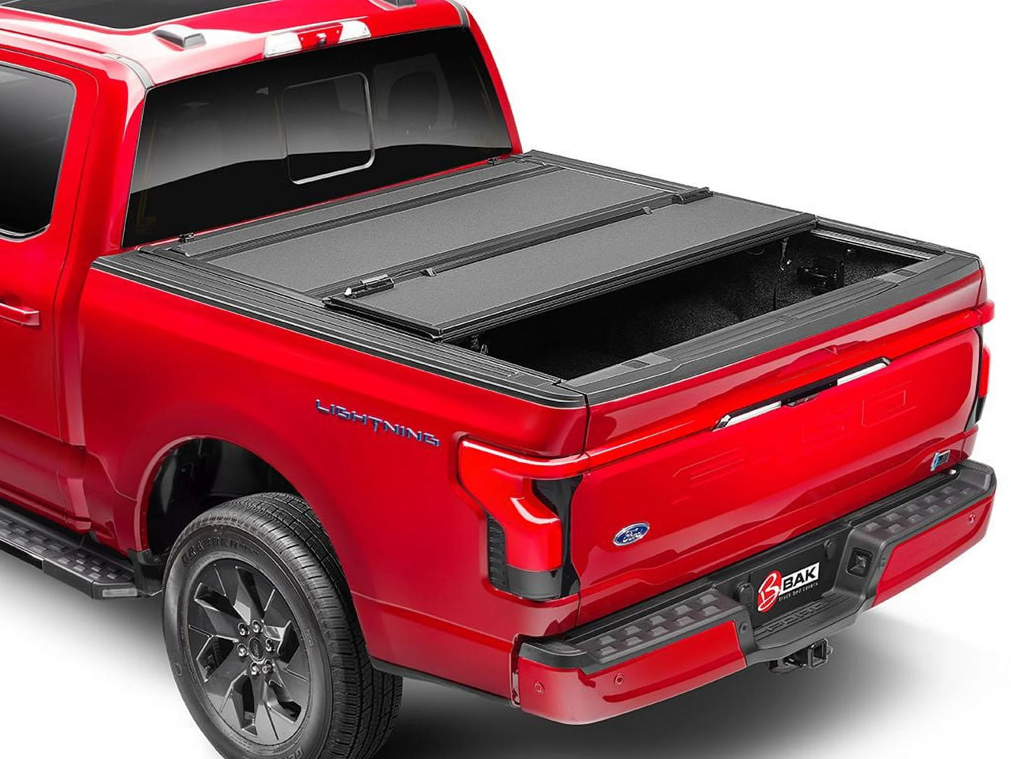 Bak by realtruck bakflip mx4 hard folding truck bed tonneau cover | 448332 | compatible with 2019 - 2023 ford ranger 5' 1" bed (61")