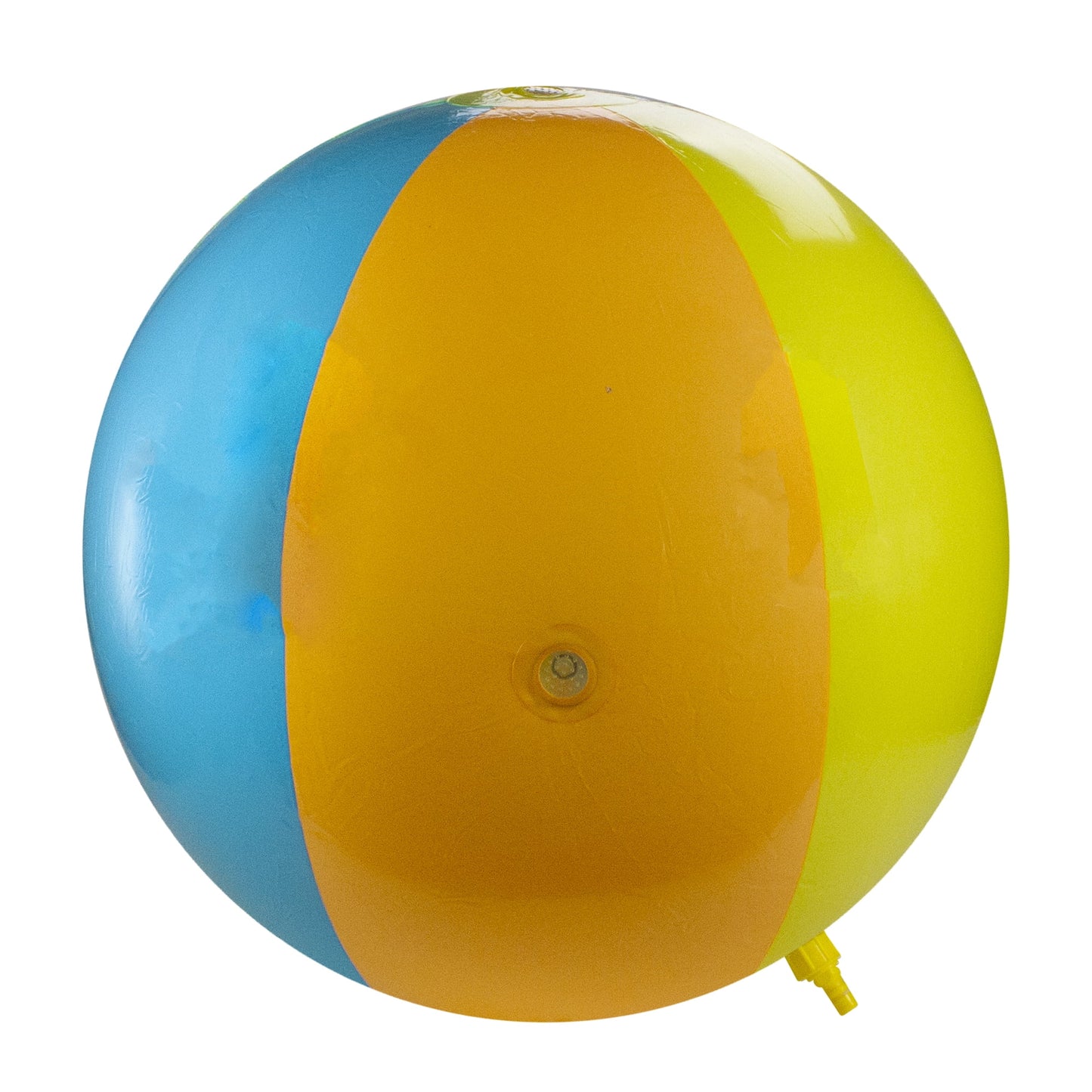 Swim central 35" inflatable splash and spray 6-panel beach ball toy - vibrantly colored