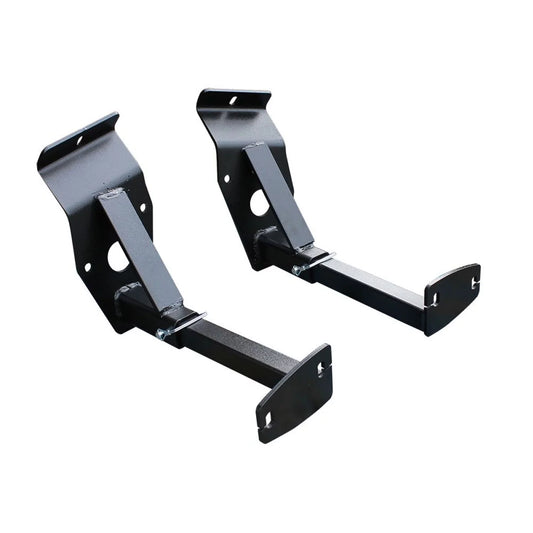 Torklift c2219 steel front frame mounted truck camper tie down (pair)