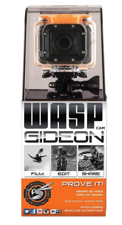 Waspcam 9904 9904 gideon sports action camera without remote