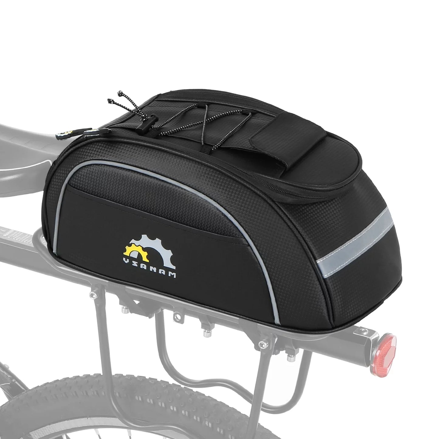 Waterproof cycling bicycle insulated cooler bag mtb bike trunk bag rear rack bag storage luggage carrier bag pannier