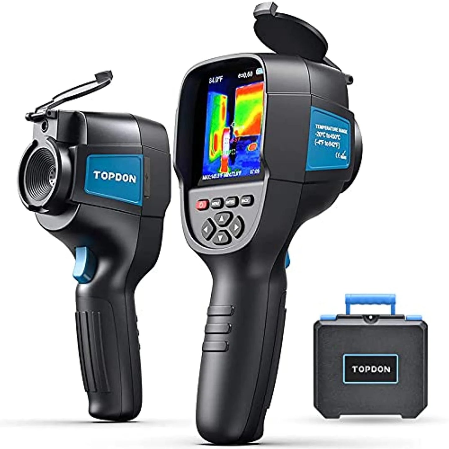 Thermal imaging camera topdon tc005 256 x 192 ir high resolution dual-camera -4°f~1022°f handheld infrared thermal imager