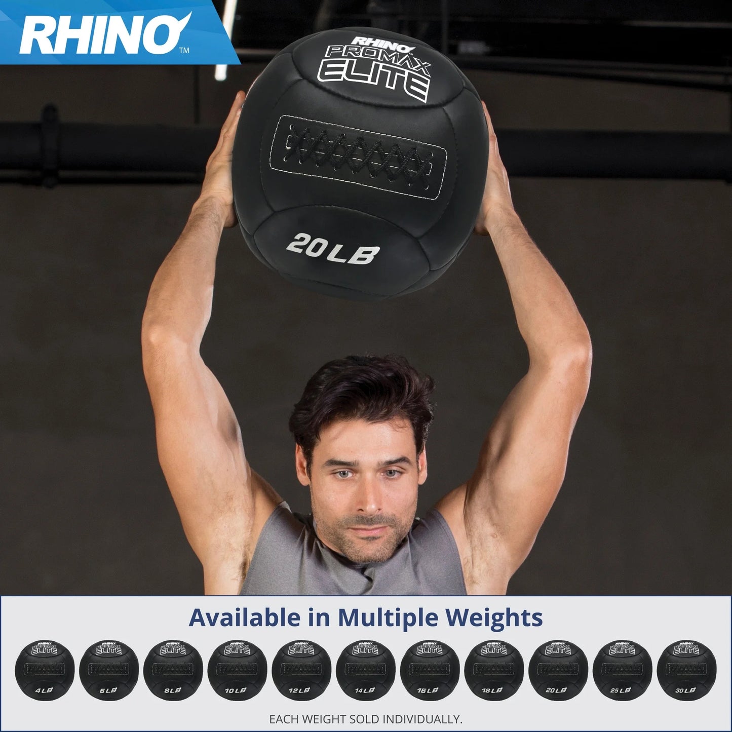 Champion sports 18lb rhino promax elite medicine ball