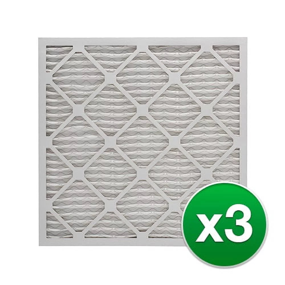 Rep pleated air filter for honeywell fc100a1029 ac 16x25x4 merv 13 (3 pack)