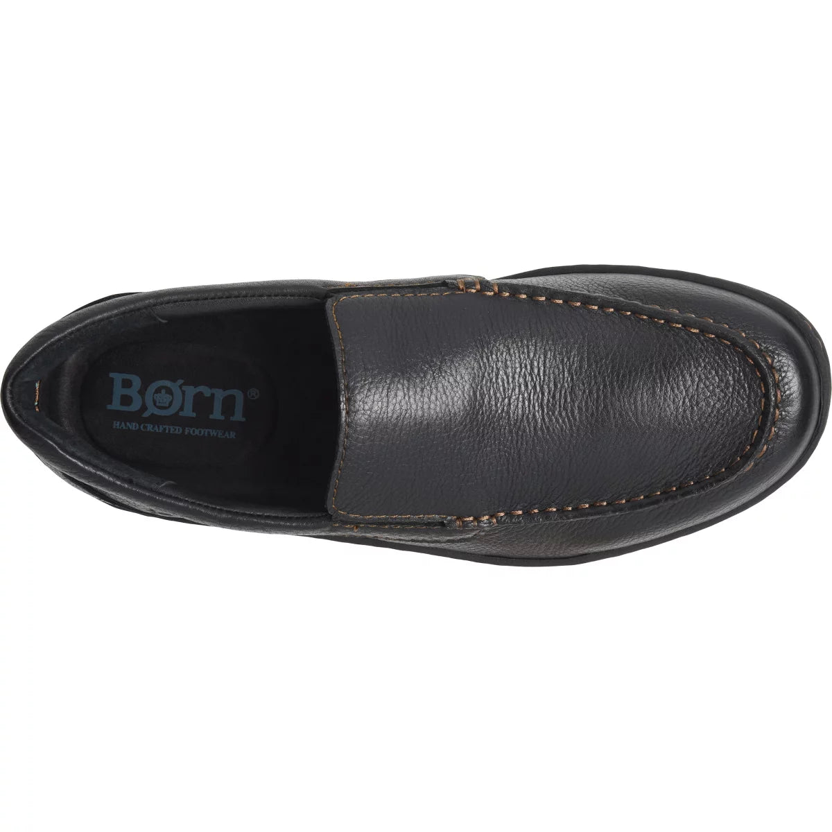 Born mens brompton ii slip-on black - bm0010703  black