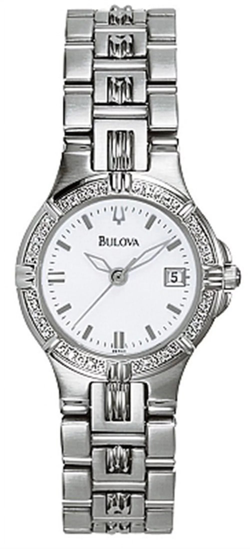 Bulova women's diamond watch 96r04