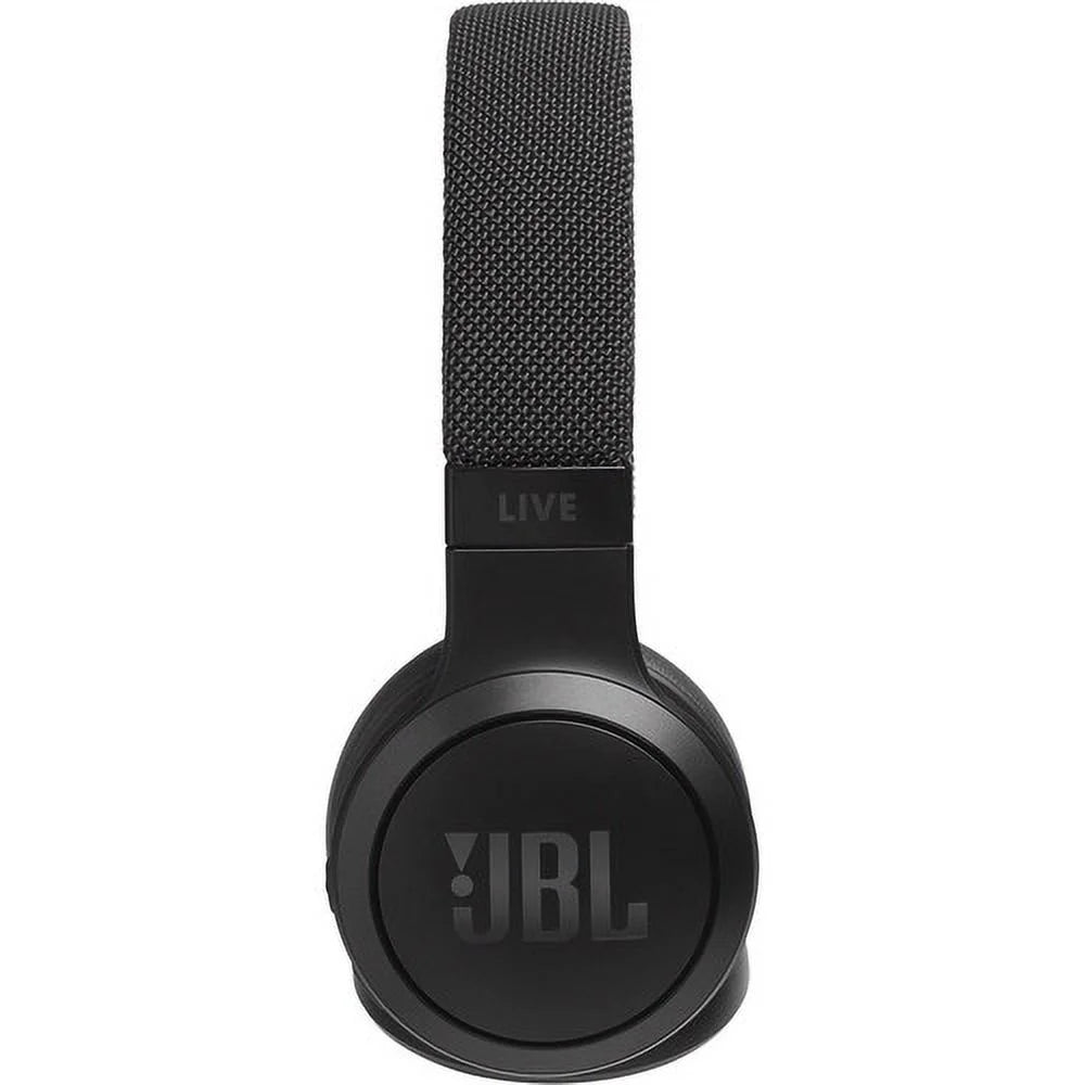 Restored jbl live 400bt wireless on-ear headphones black jbllive400btblkam like new (refurbished)