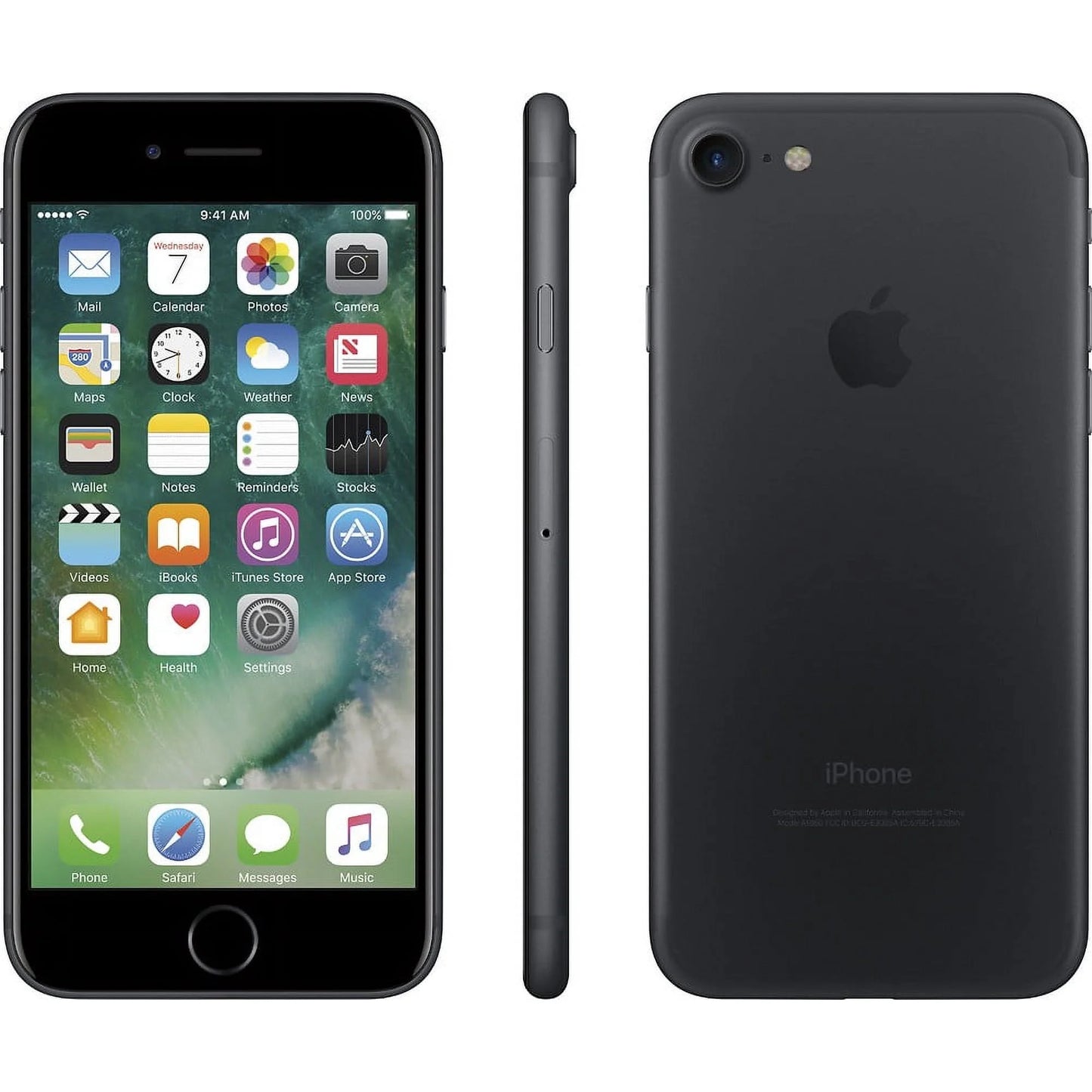 Restored apple iphone 7, 32 gb, black - gsm unlocked - gsm compatible (refurbished)