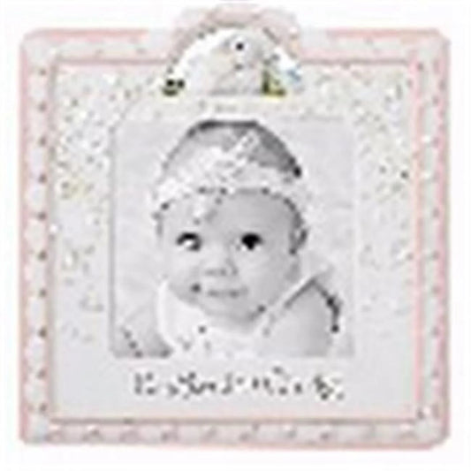 Cb gift 135902 baptized in christ photo frame&#44; pink - holds 4 x 4 in. photo