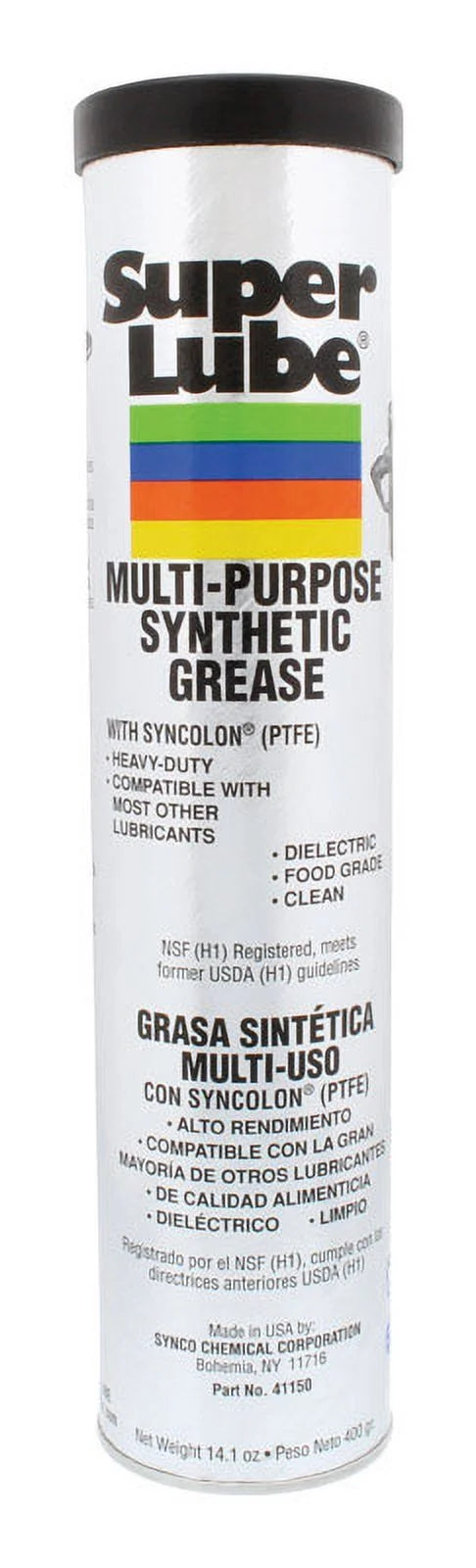 1 pc, super lube syncolon synthetic grease 14.1 oz