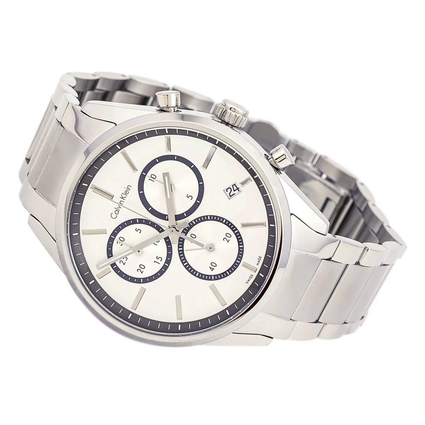 Calvin klein men's watch formality chrono (former utility chrono) swiss eta manufactured quartz k4m27146 men