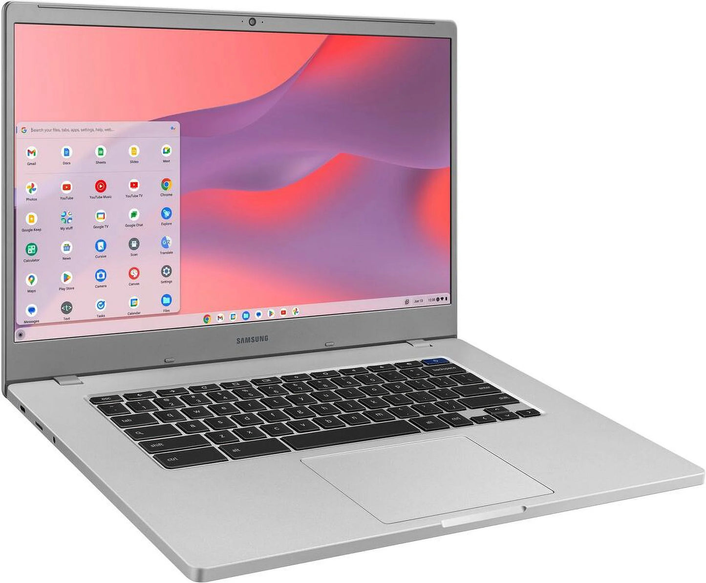 Samsung - 15.6" chromebook 4+ - intel celeron - 4gb memory - 64gb emmc - platinum titan