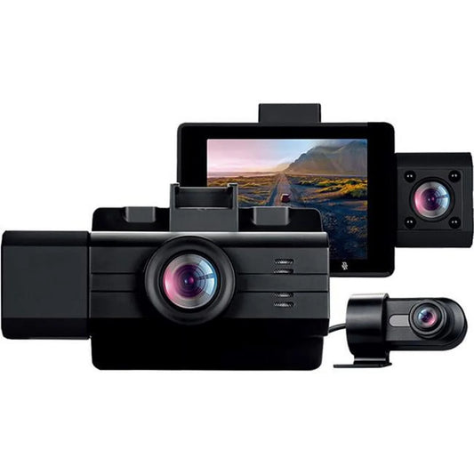 Scout pro3 channel 2k plus 1080p dashcam with wi-fi app obd2 g-sensor