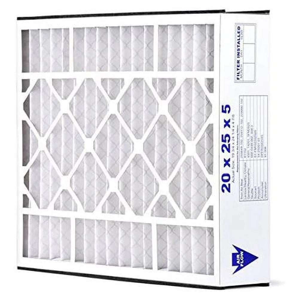 20x25x5 merv 11 hv furne air filter replement for skuttle 000-0448-002 000-0448-006, allergy 2-pk, made in the