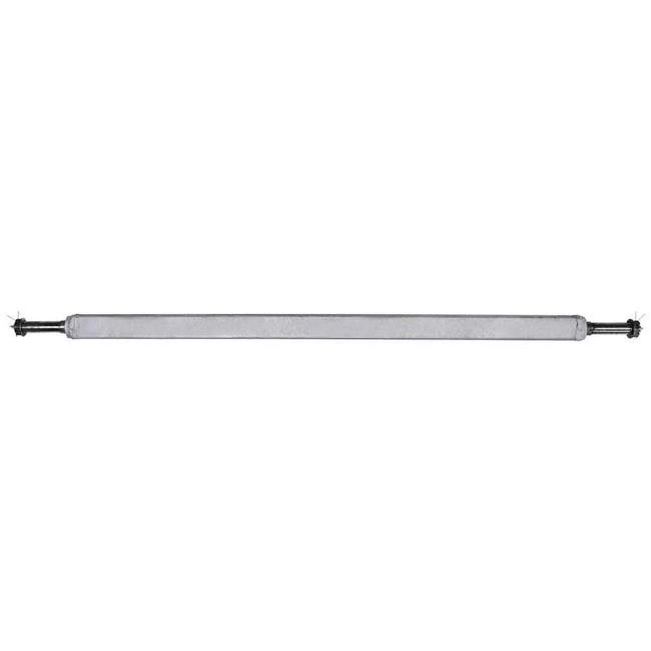 49535 2 in. galvanized square trailer axle - 2,000 lbs capacity with 1.16 in. spindles - 51 in. hub face